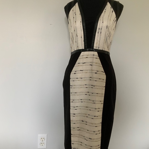Rachel Roy mixed media bandage dress size 2 - Picture 3 of 7